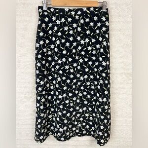 VINTAGE Y2K Exact Change Cottagecore Ditzy Floral Boho Skirt Size 9 Whimsigoth